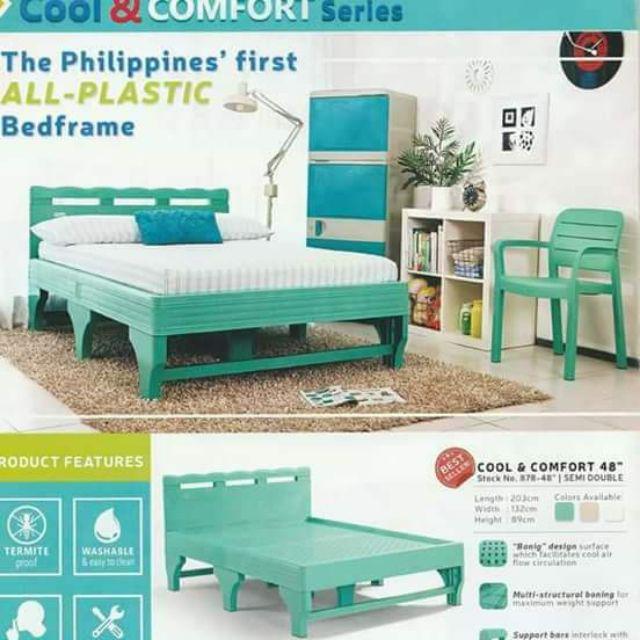 Bed Frames Cool And Comfort, Zooey Plastic Bed Frame