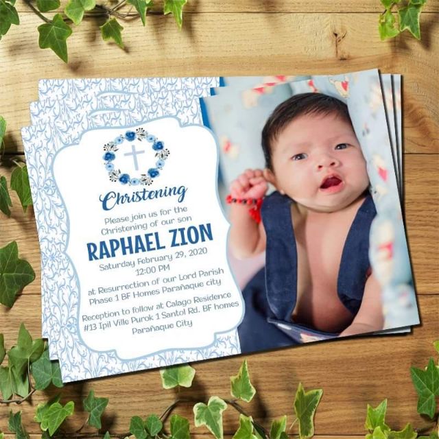 Boy's Christening Invitation Cards ubicaciondepersonas.cdmx.gob.mx
