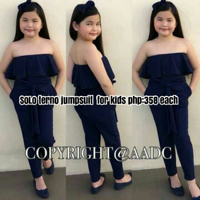 kids formal jumpsuits