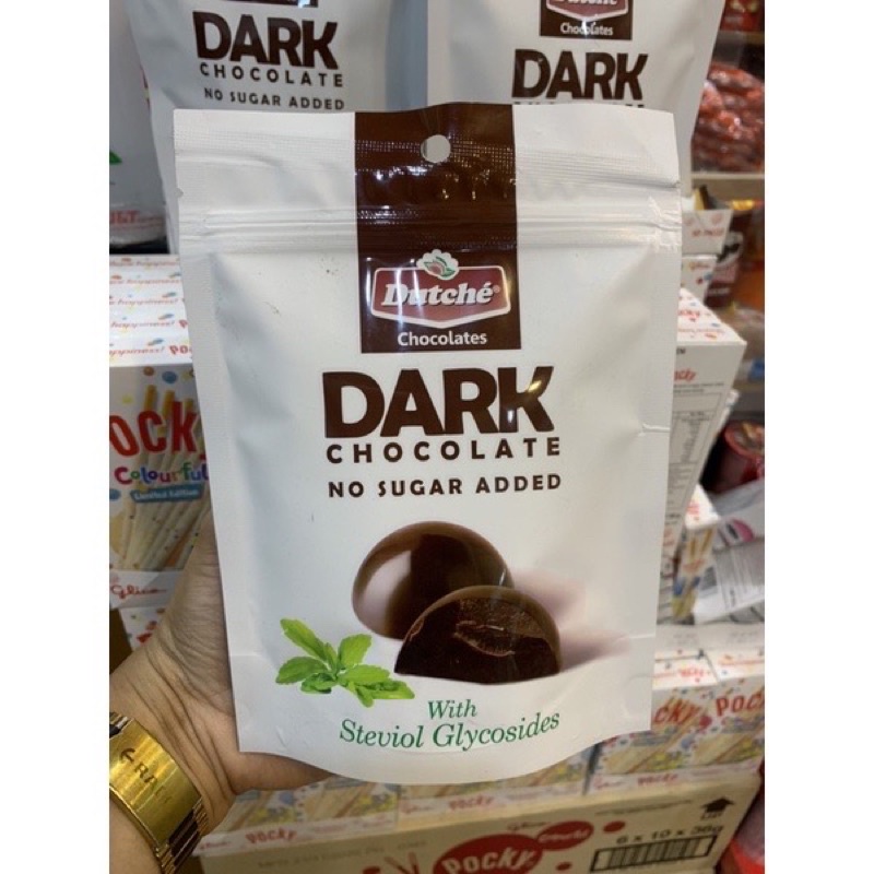 DUTCHE DARK CHOCOLATE NO SUGAR ADDED 63 GRAMS Shopee Philippines