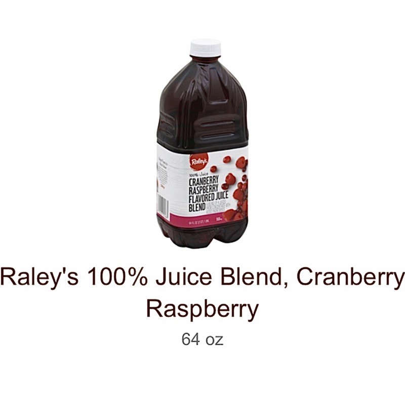 Raleys Cranberry Raspberry Flavored Juice Blend 1.89L Shopee Philippines