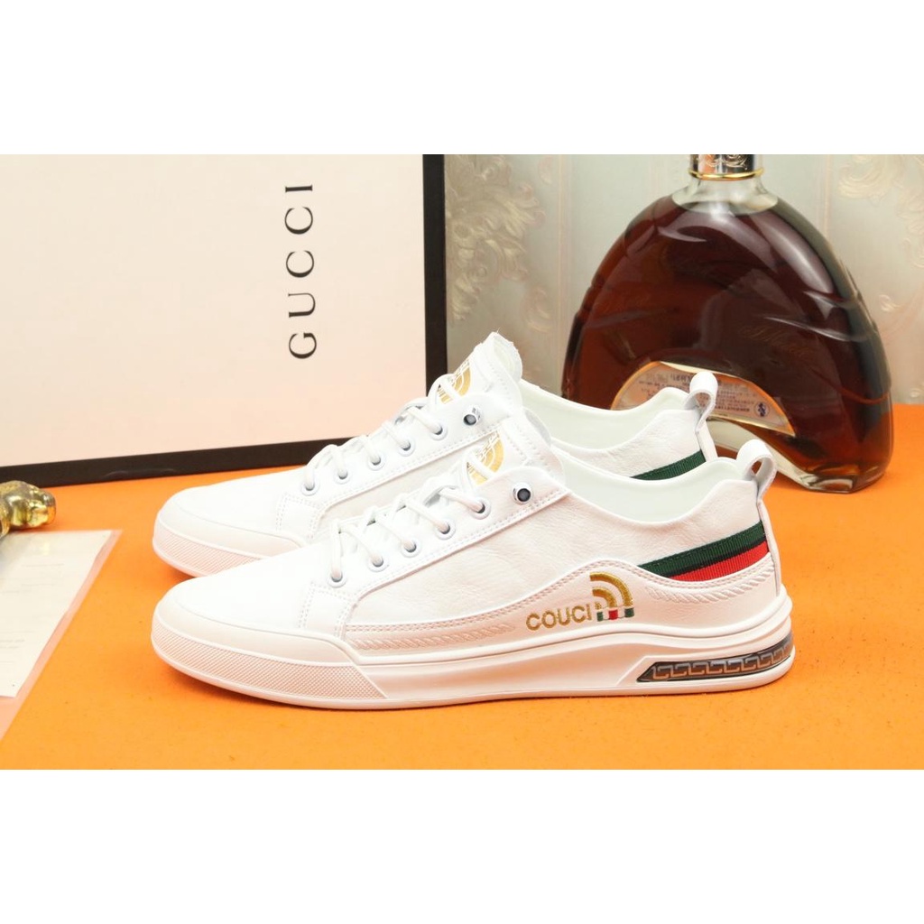 High-quality Gucci official website latest men's casual fashion men's  shoes, four seasons, simple an | Shopee Philippines