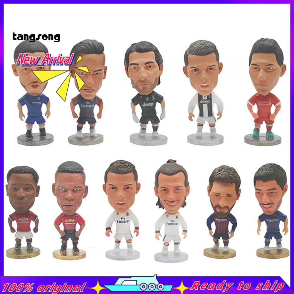 mini soccer player figurines
