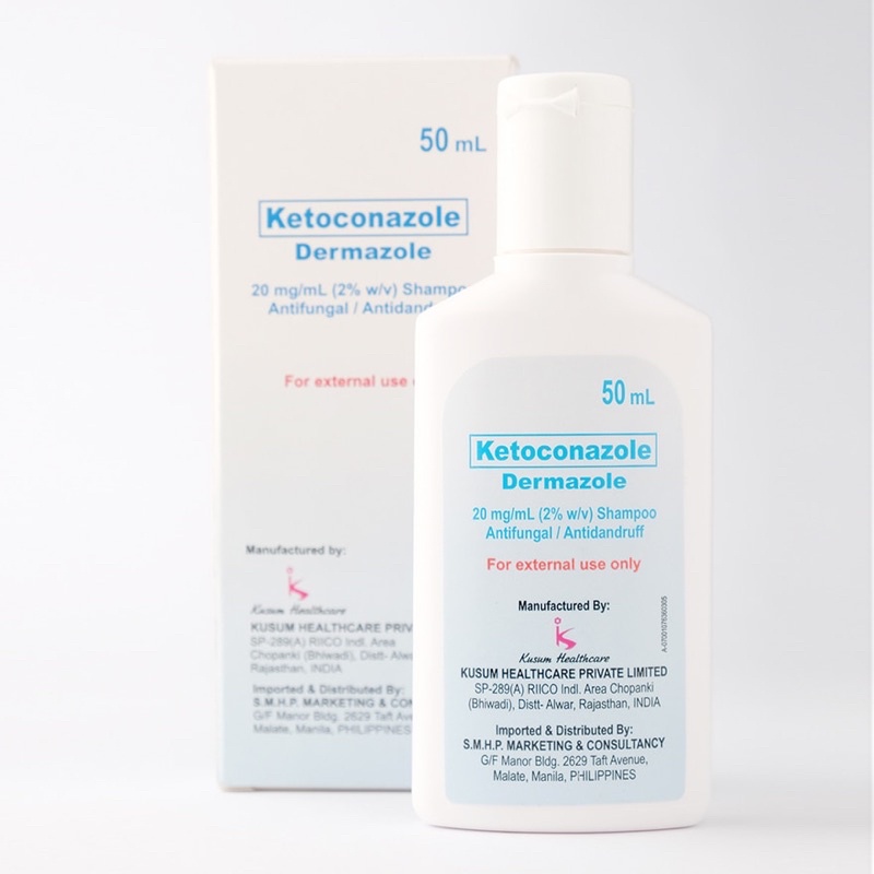 Dermazole Anti Dandruff Shampoo Ketoconazole Content Shopee Philippines