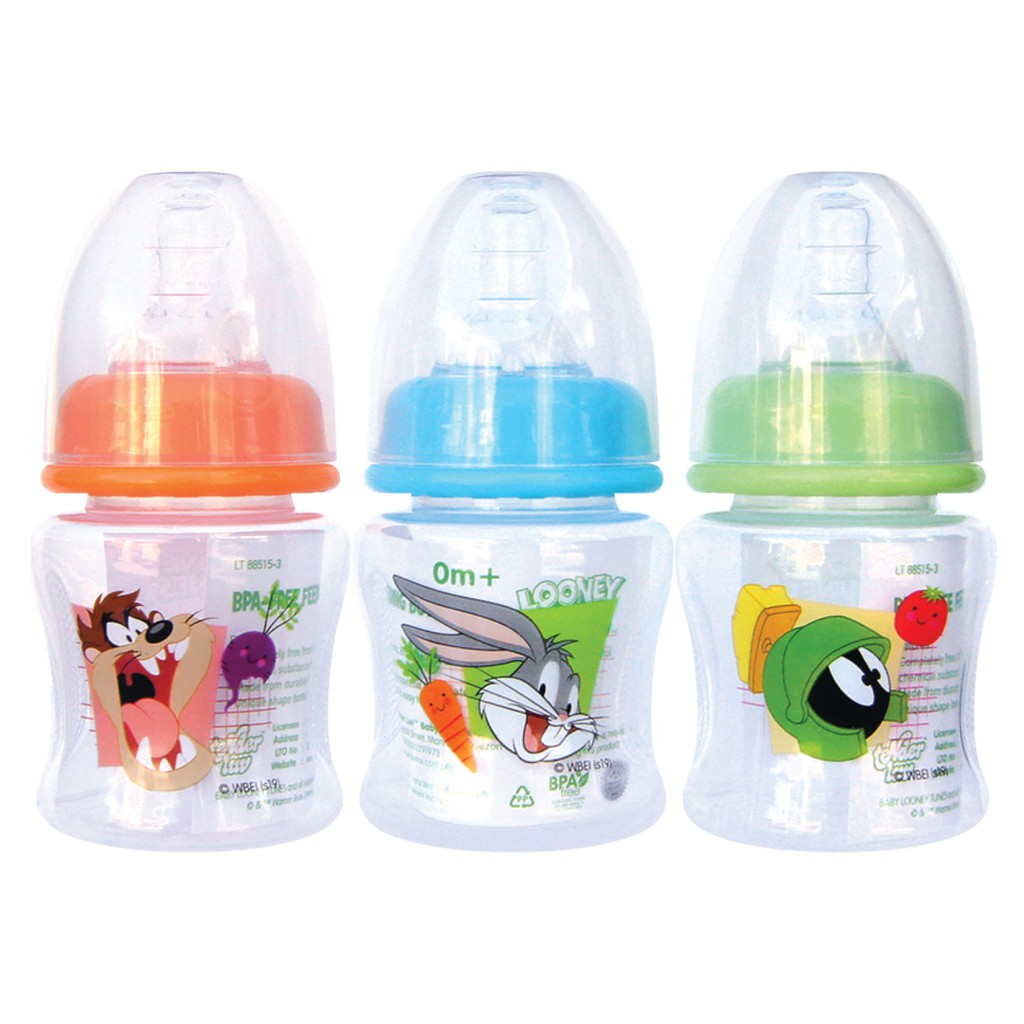 Looney Tunes 2 Ounce Easy Grip Feeding Bottle Set Of 3 Shopee Philippines