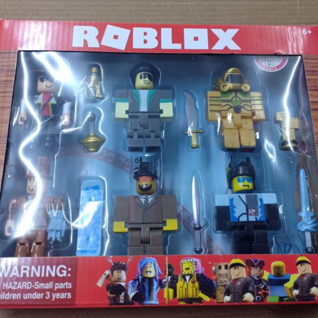 Roblox 6 In 1 Figure Set Shopee Philippines - 6 roblox lego like minifigures toy figures cake topper shopee