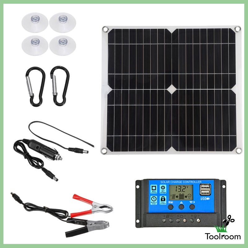 Toolroom 100Watt 12V Monocrystalline Silicon Solar Panel Solar ...