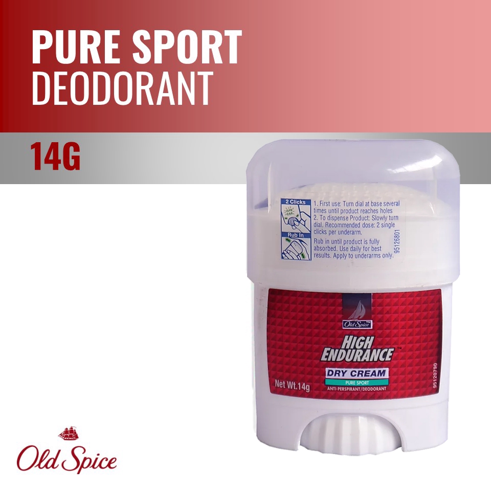 Old Spice Deodorant High EndurancePure Sport (14g) Shopee Philippines