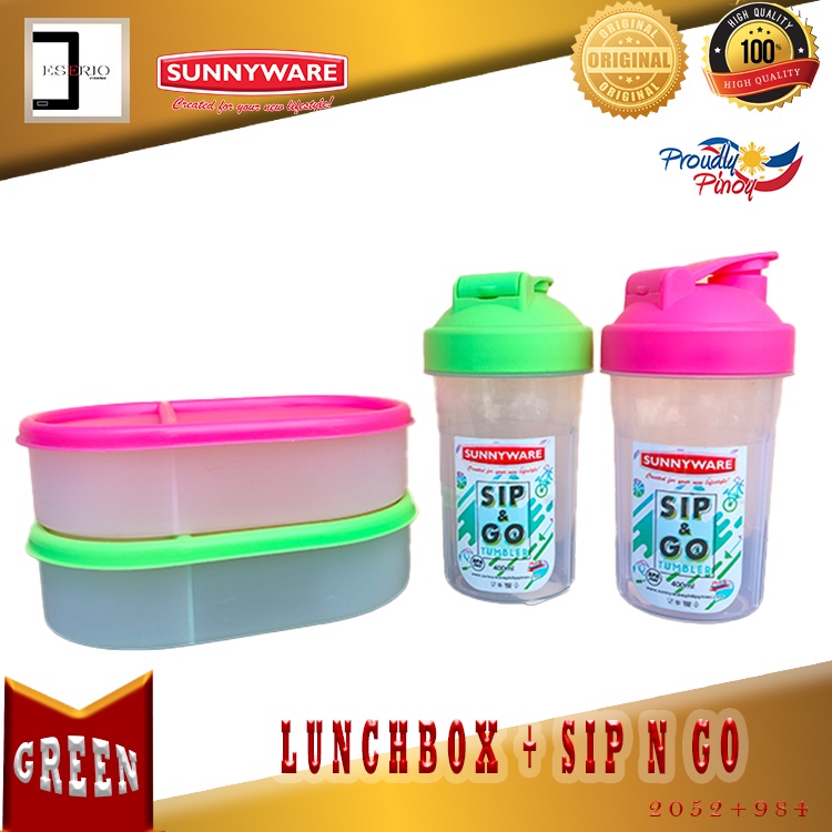LUNCHBOX with SIP N GO THUMBLER Shopee Philippines