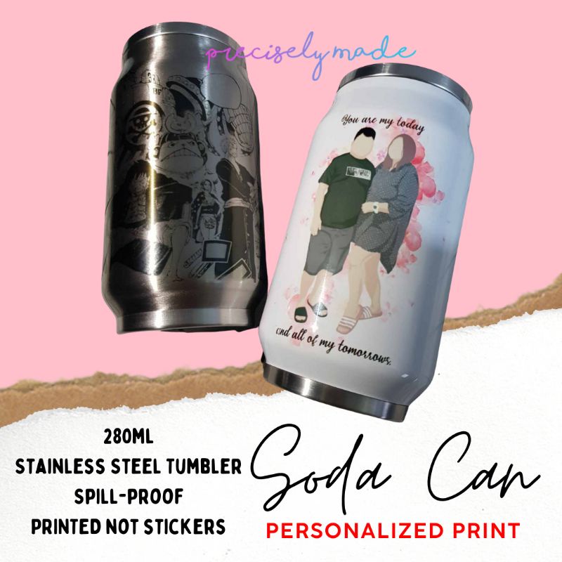 Personalized Couple Camping Soda Can Tumbler - Gift Idea For Couple/Camping Lover - I Love You Forever And Always