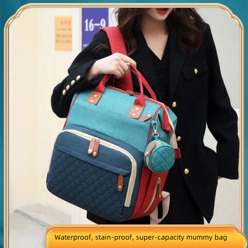 2022 New Mummy Bag Backpack Large Capacity Mummy Bag Waterproof Fashion Mummy Bag