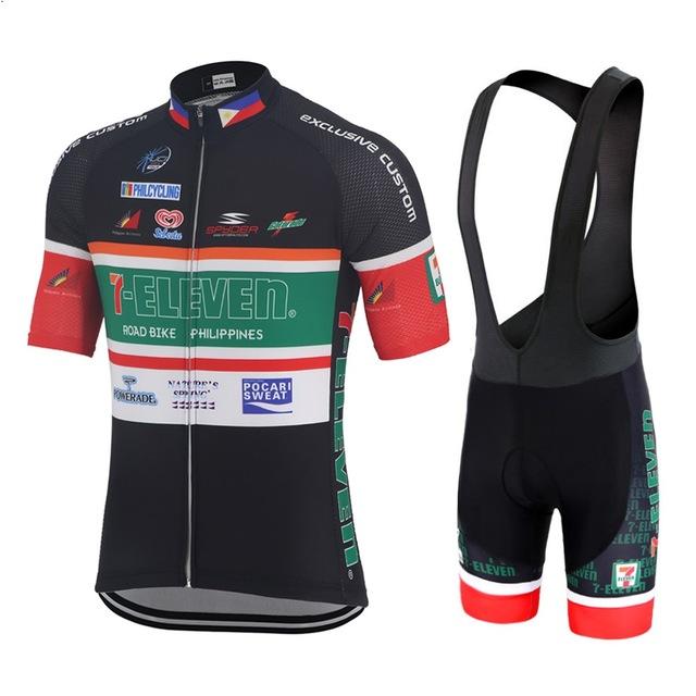 Mens Classic Cycling Jersey Race fit with 9D Gel Padded Bib Shorts Cycling Combo Set 
