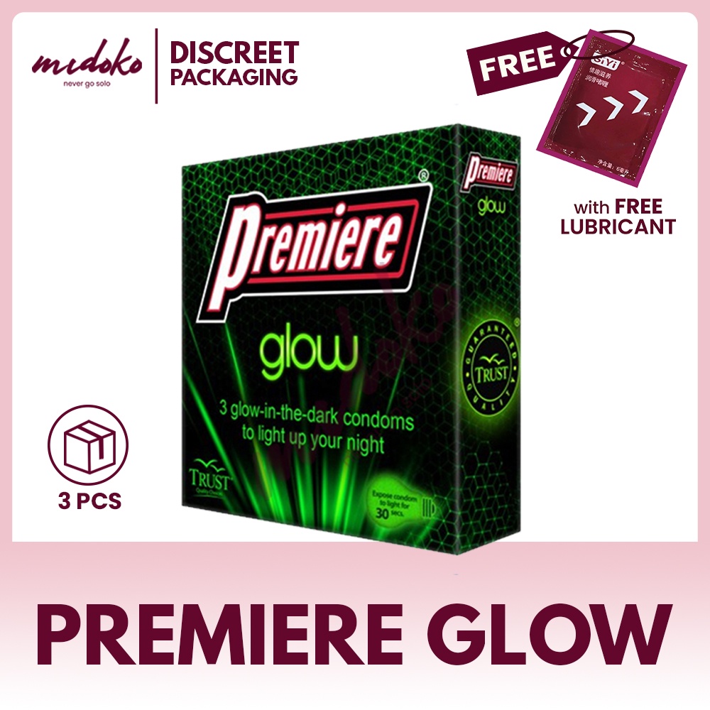 In Stock Cod Midoko Premiere Glow Condoms 3s Shopee Philippines