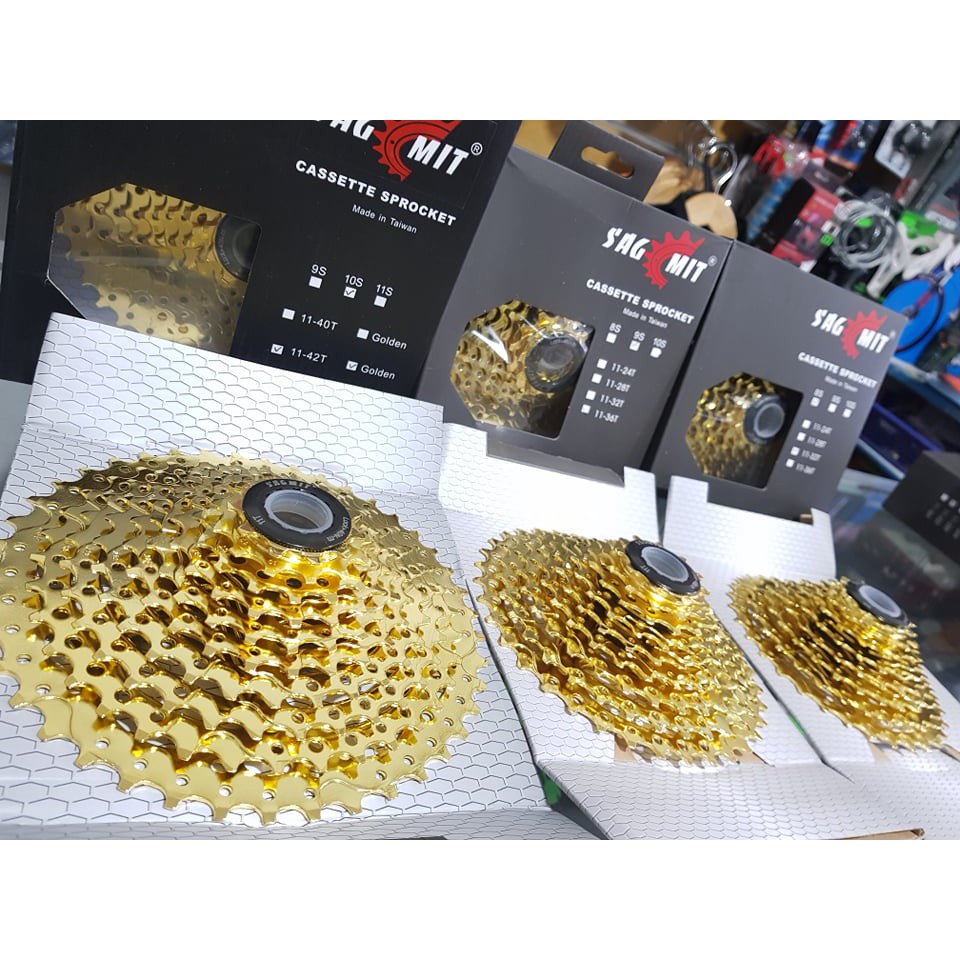 9 speed gold chain