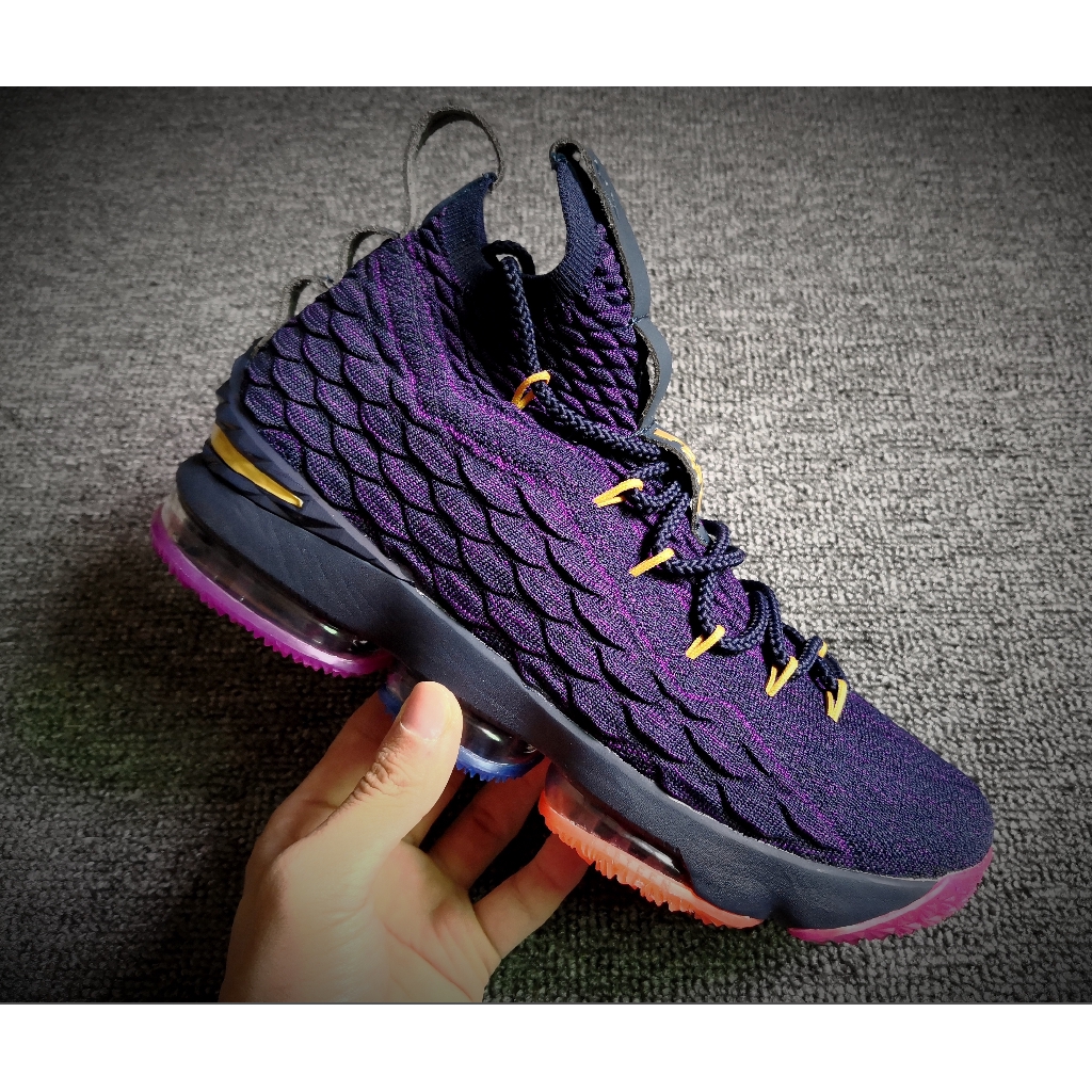 lebron james purple shoes