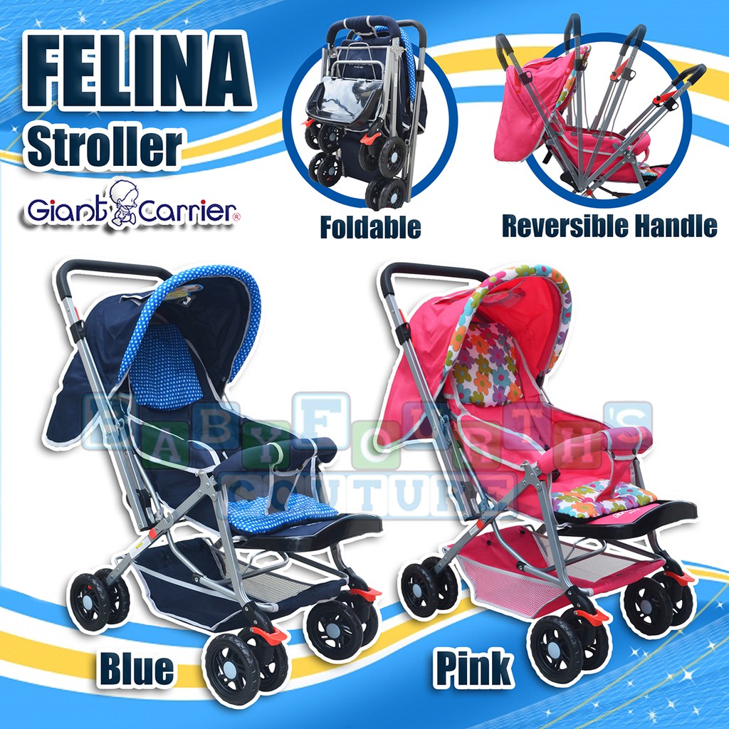 giant carrier stroller pink