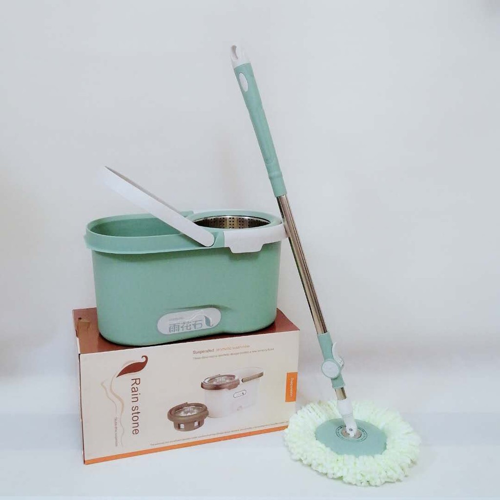 mop Stainless 360 spin magic mop(green) Shopee Philippines