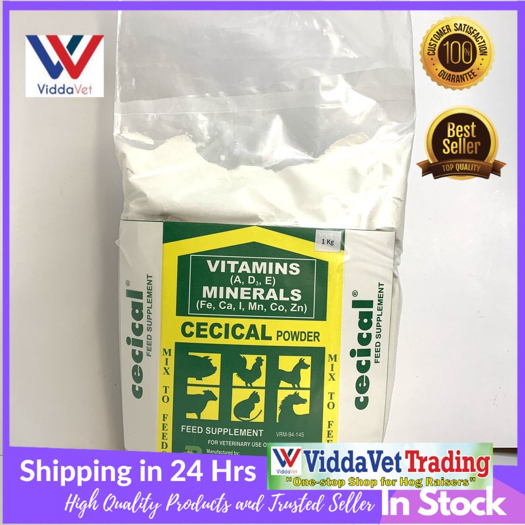 1kg Cecical Powder (Calcium) Feed Additive (Vitamin & Minerals) for