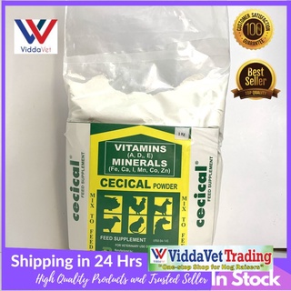 1kg Cecical Powder (Calcium) Feed Additive (Vitamin & Minerals) for goat poultry pigs feed premix