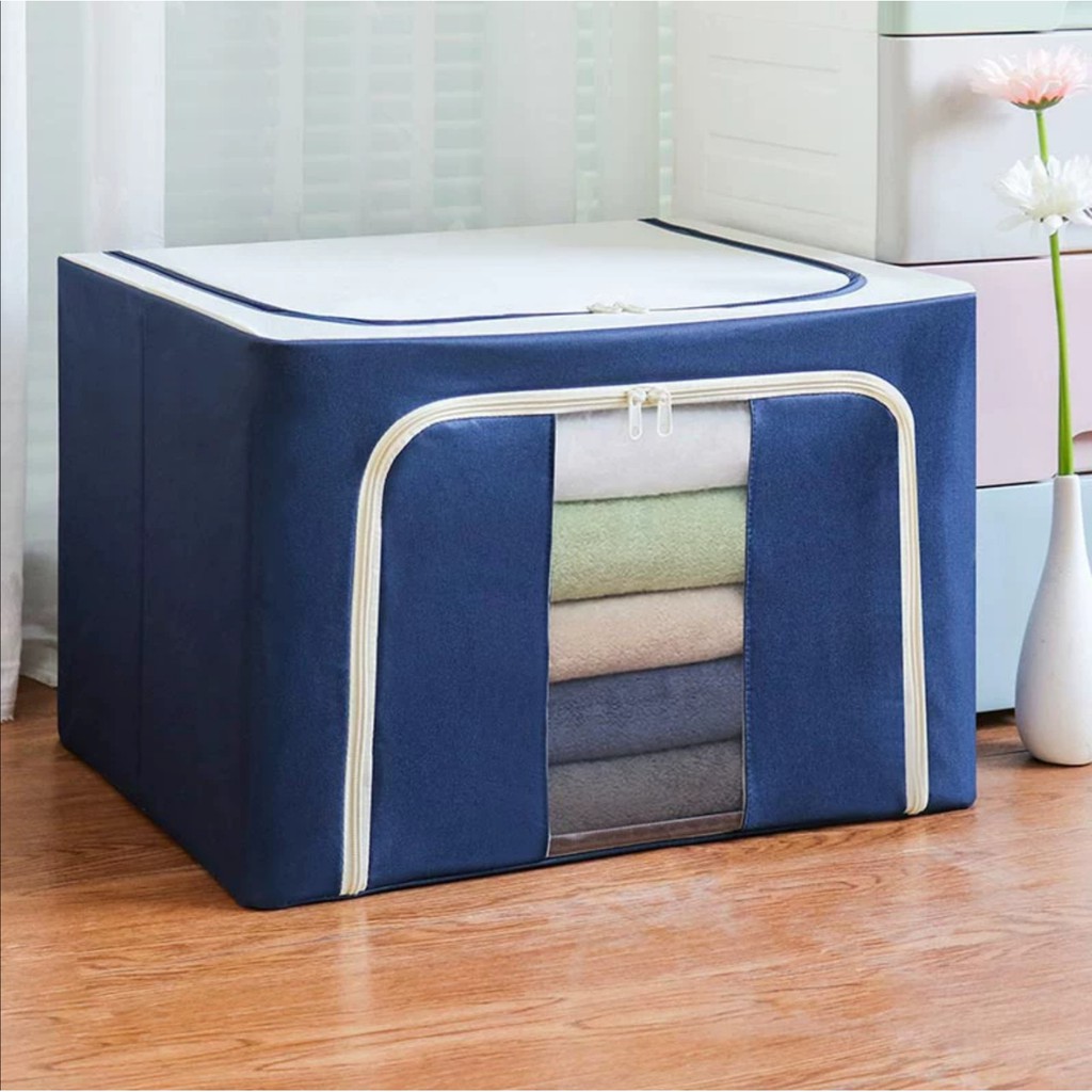 72L Oxford Steel Frame Storage Box | Shopee Philippines