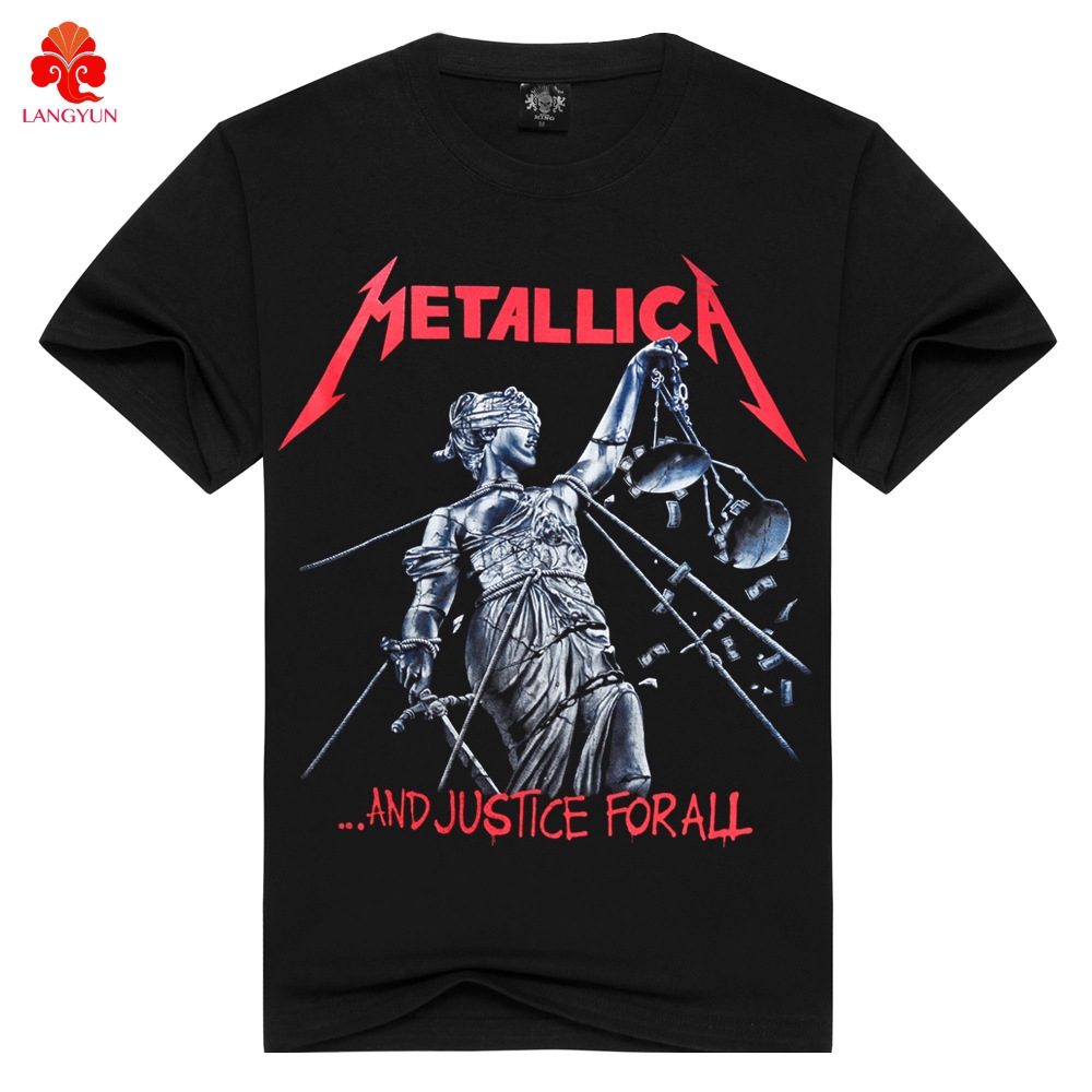 Langyun Metallica Band Black T Shirt Classic Thrash Metal Rock Short Sleeve T Shirt For Men And Women Us Vintage Style 100 Cotton Europe Size Xs 3xl Shopee Philippines