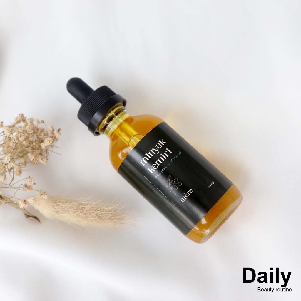 Candlenut Oil Hair Growth Thicker Bald And Loss Premium by MERE