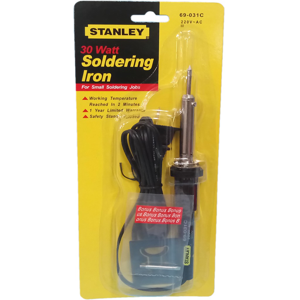 ORIGINAL Stanley soldering iron 30W 220V part no. 69031C Shopee