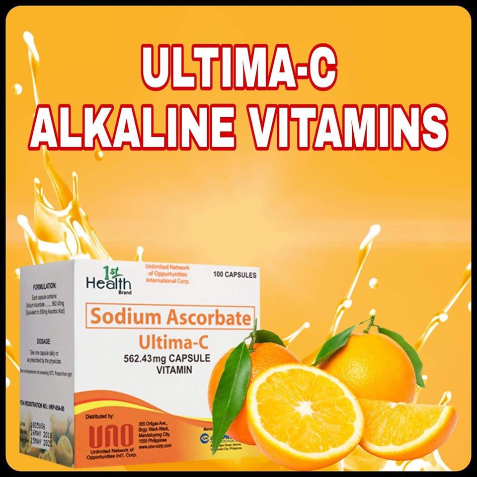 Ultima C 50 Capsules Alkaline Vitamin C Multivitamins,Pampataba