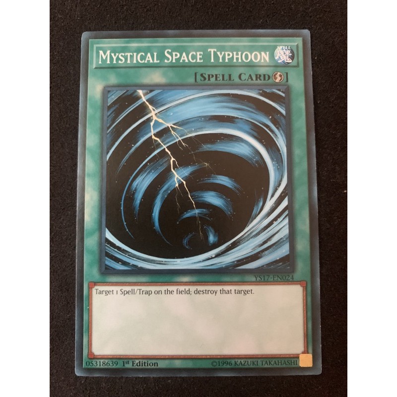 Yugioh Mystical Space Typhoon Tcg Shopee Philippines