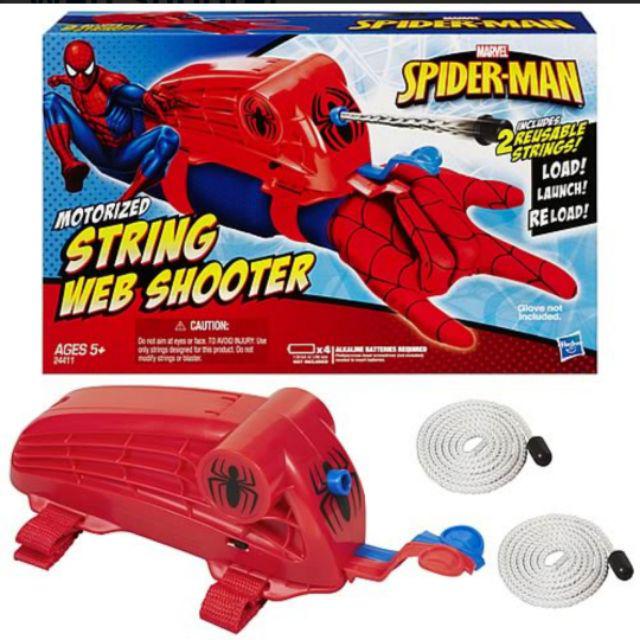 spiderman toy web