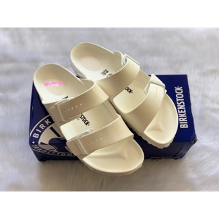 birkenstock arizona eva white