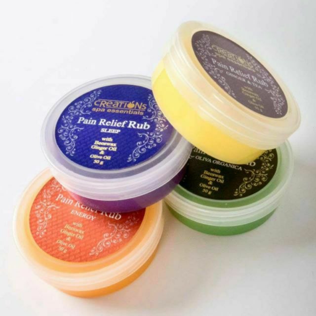 Creations Spa Essentials Pain Relief Rub 50g Shopee Philippines