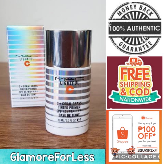 lightful c coral grass tinted primer