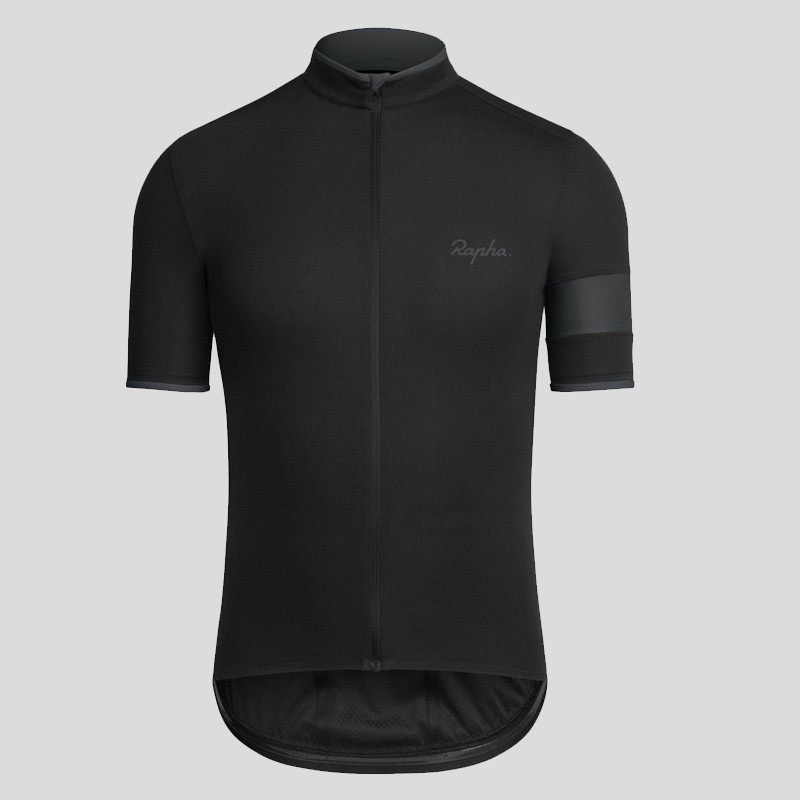 Sale Mens Rapha Cycling Shirt Black Men 