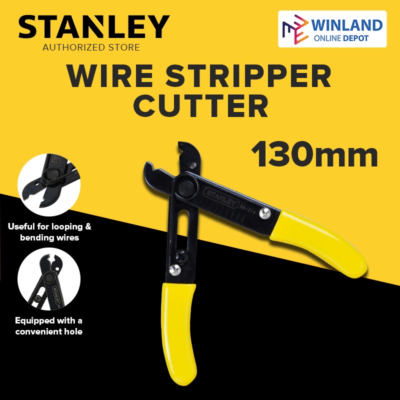 STANLEY Original Wire Stripper Cutter 130mm 84214 *Winland* Shopee
