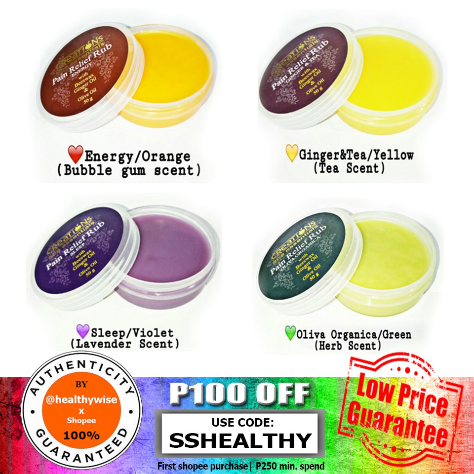Creations Pain Relief Rub 50g Shopee Philippines