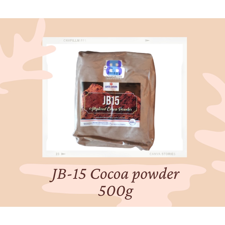 JB15 Alkalized Cocoa Powder 500g Shopee Philippines