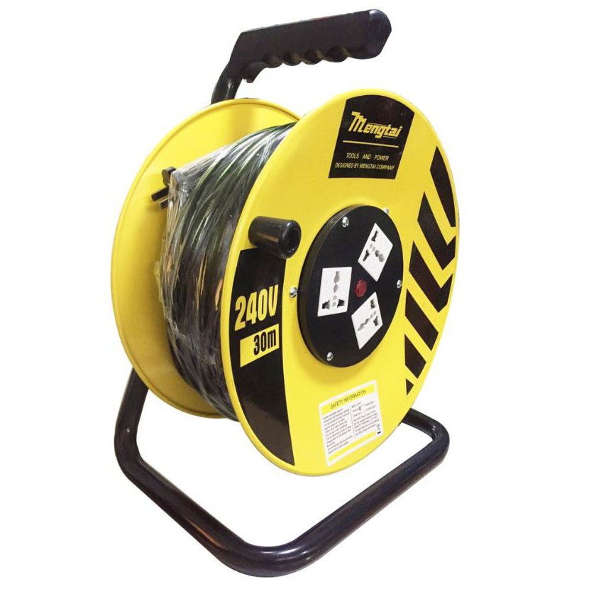 30 meters Extension Wheel Cable Reel | Shopee Philippines