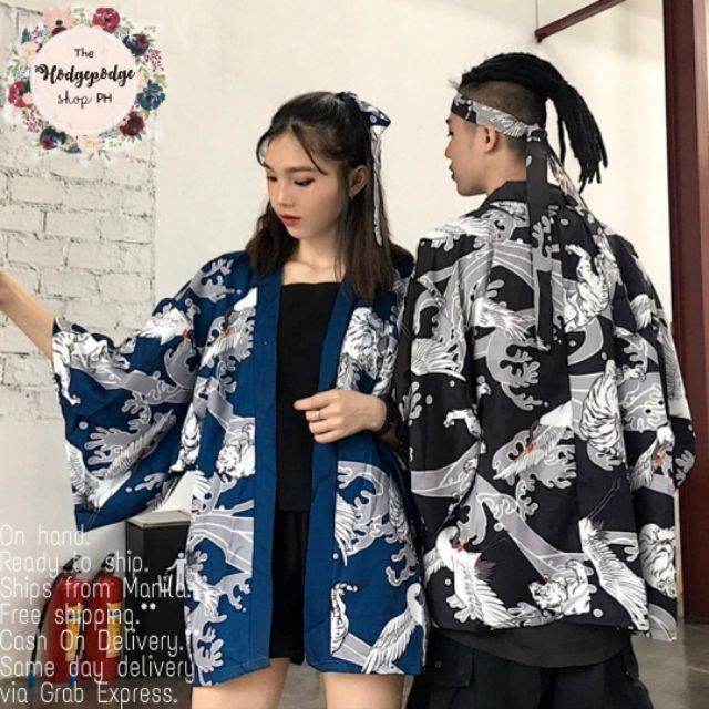 kimono cardigan shopee