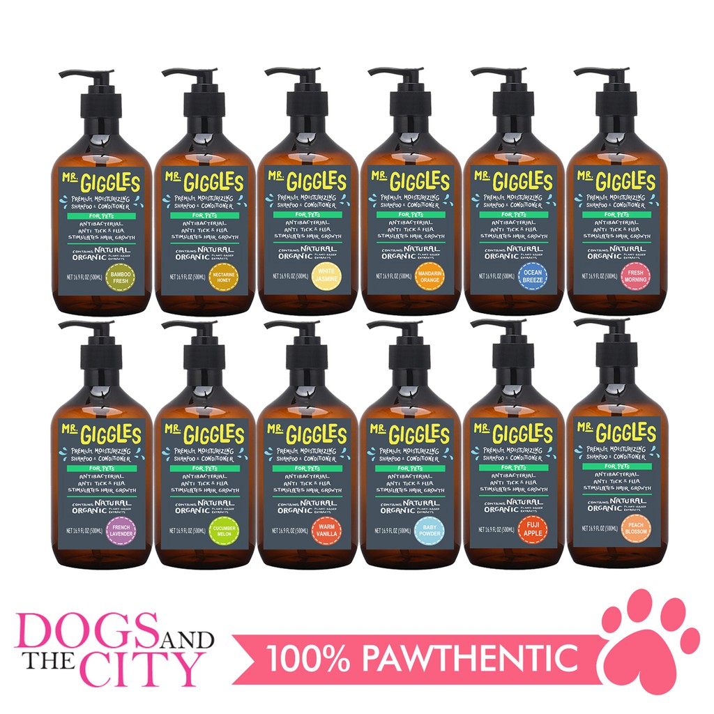Mr. Giggles Shampoo & Conditioner 500ml for Dog and Cat Shopee