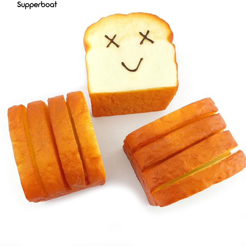 Toast Bread Squishy Cellphone Holder Hand Pillow Stress Reliever