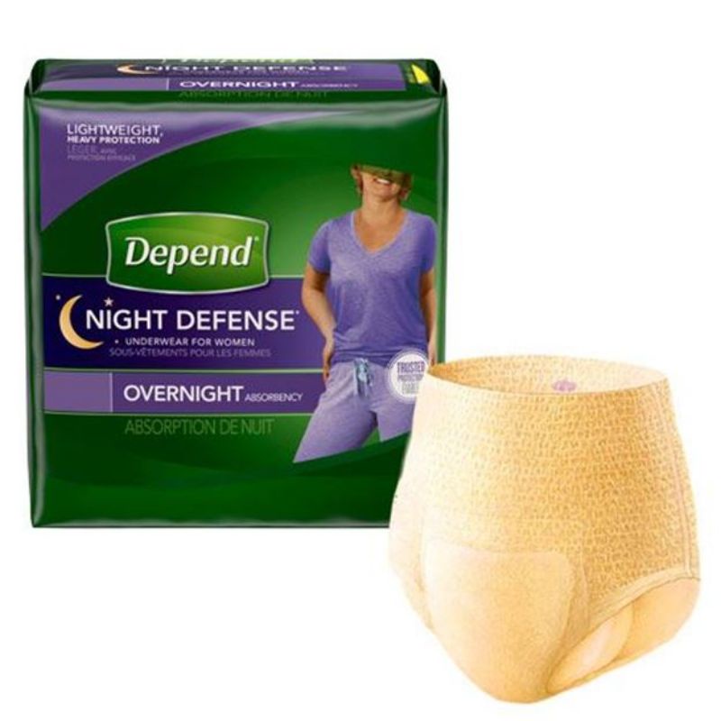 LTB Depend Night Defense Mens/Womens Overnight Adult Incontinence