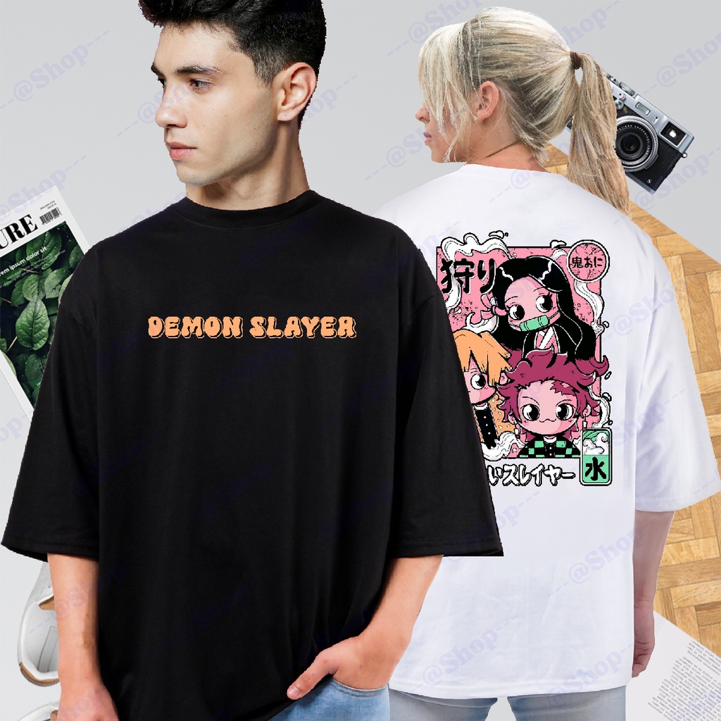 Fashion Design Demon Slayer Back to Back T-shirt Clothing Cotton Unisex ...