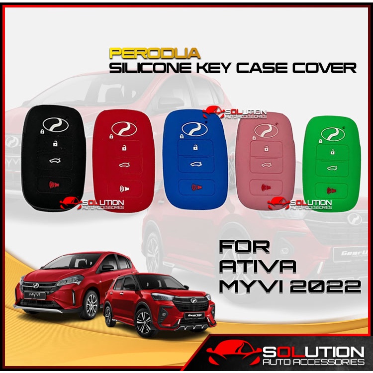 Perodua New MYVI 2022 / AllNew Ativa Keyless Remote Silicone Car Key