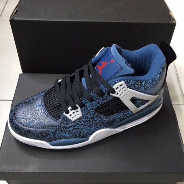 blue laser jordan 4