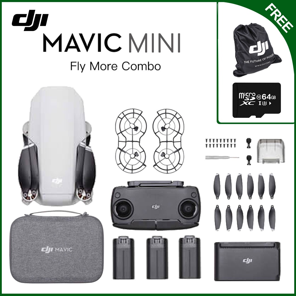 dji mavic mini combo drone quadcopter 2.7 k