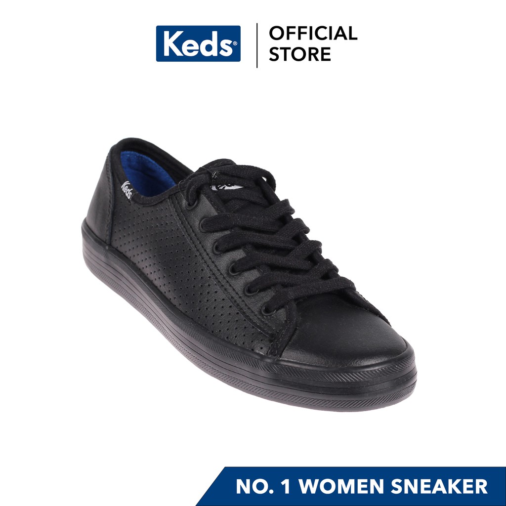 keds kickstart leather black