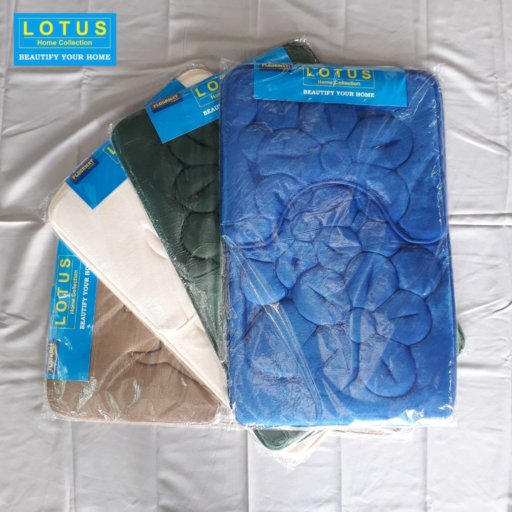 Lotus Home Collection 2 Pcs Bathroom Set Shopee Philippines