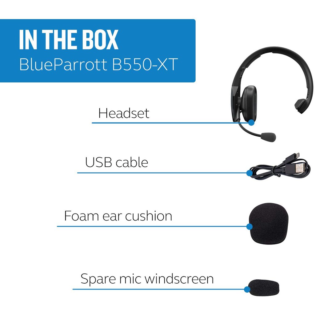 blue parrot b550 xt