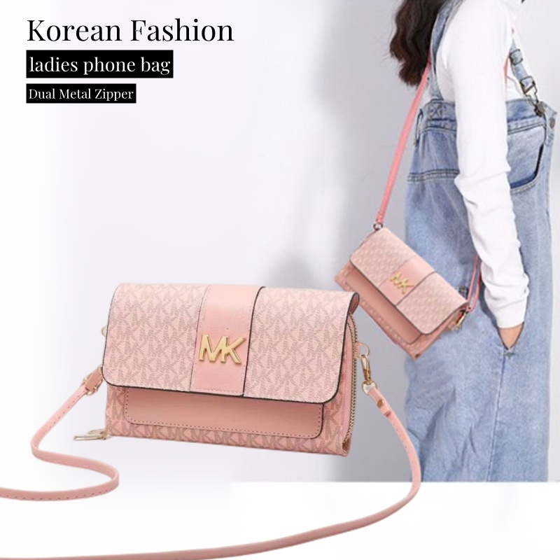 Korean Leather Phone Wallet Ladies Wallet Sling Bags For Women Limited
